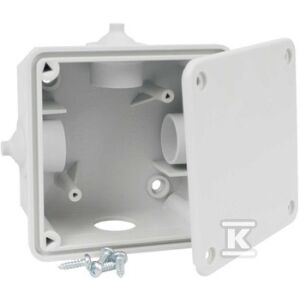 Dose mit Pässen dunkelgrau 8101_LA 147254598 - Schalterdosen