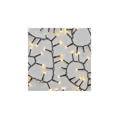 Classic Cluster LED-Weihnachtsbeleuchtung, Igel, 400 LED 8m, warmweiß, schwarz, IP44, Timer D4BW02 147254815