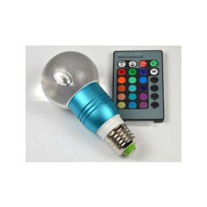 LED izzó Gais E27 3W RGB távirányítóval kék- 147254832 - Lámpa & Világítás