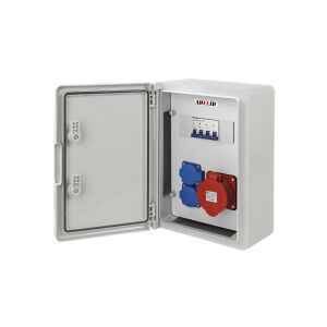 RSZ VILLAMOS ELOSZTÓDOBOZ ABS ÉPÍTÉSI DOBOZ 32A 2x230V RSZ8-102C101