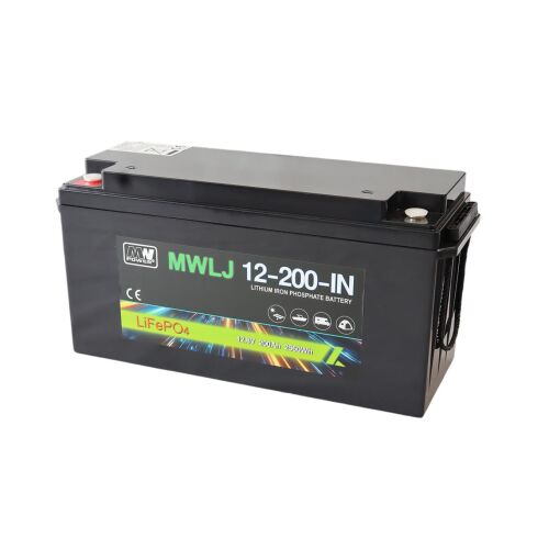 MWLJ 12-200-IN: LiFePO4 akkumulátor 12.8V/200Ah IN / LiFePO4 akkumulátor 12.8V/200Ah IN - (483x170x240mm)