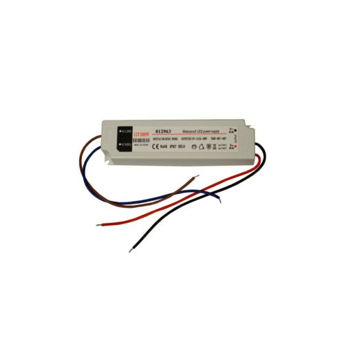 LED tápegység 12V 100W feszültség IP67 műanyag EK 147255055