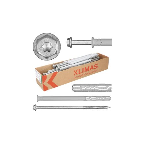 Tágítócsap keretes betonhoz hatszögfejjel 12x260 25db 147255156