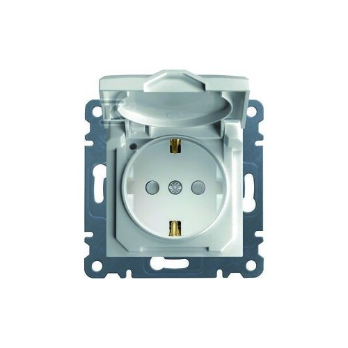 Lumina SCHUKO soclu cu capac si obturator de contact alb WL1160 147255225