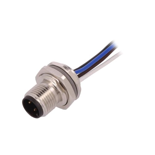 M12-es kerek dugasz egyenes 4 tűs 250V 0,5m T4171010004-002 147255297