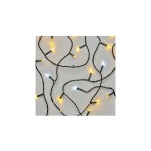 Lampki choinkowe Classic 80 LED 8m ciepła + zimna biel, zielony przewód, IP44, timer D4AN04 147255348 - Boże Narodzenie