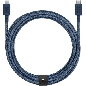 Native Union Belt Cable XL 100W - USB-C - USB-C kábel, 3 m (navy) 147255434 - Adatkábel
