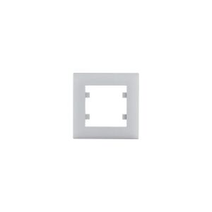 Cadru intens Hager Lumina 1 ori argintiu (WL5512) 147255635 - Rame pentru întrerupătoare