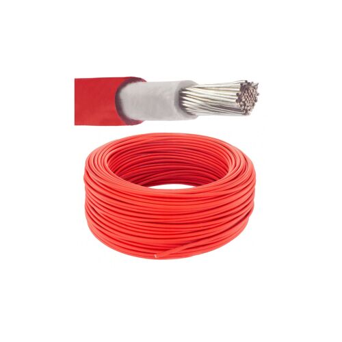 Kabel solarny fotowoltaiczny H1Z2Z2-K 1,0/1,5kV 4mm2 czerwony NEKU /100m/ 147255693