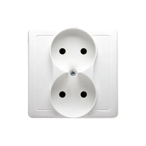 Simon Basic Dupla aljzat b/u komplett fehér BMG2/11 147255722