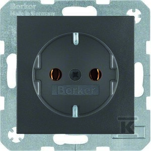 Berker B.1/B.3/B.7 SCHUKO aljzat földeléssel antracit 47431606 147255771 - Lámpa & Világítás