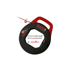 RunPo spirálkábel húzó távirányító 10013/20m/patronnal 147255799 - Villanyszerelési segédanyag