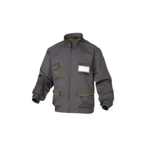 PANOSTYLE pulóver poliészter (65) pamut (35) 235 g/m2, szürke-zöld szín, XS méret CORP M6VESGRTPT