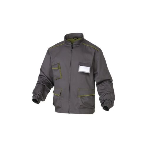 PANOSTYLE pulóver poliészter (65) pamut (35) 235 g/m2, szürke-zöld szín, XS méret CORP M6VESGRTPT