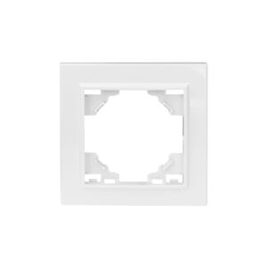 QUADRA Ramka pojedyncza biała QR-R1 147255899 - Rame pentru întrerupătoare