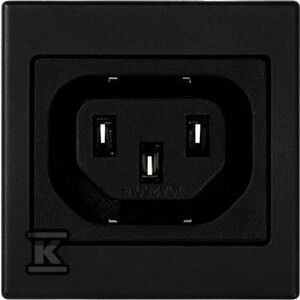 Simon Connect Cover K45 soclu IEC320 230V mamă (C13) gri grafit K306A/14 147255964 - Conectori și mufe