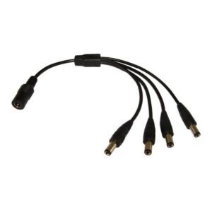 Divizor de alimentare DC 1gn./4wt. 2,1/5,5 25cm 147256099 - Cabluri DC