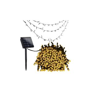 Napenergiás girland 21.9m kerti DÍSZÍTŐ 200x LED 3000K meleg SHINE Goldlux 147256101 - Fényfüzér