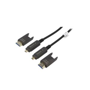 AK-330127-150-S HDCP 2.2 kábel, HDMI 2.0 optikai LSZH 15m 147256112 - HDMI kábel