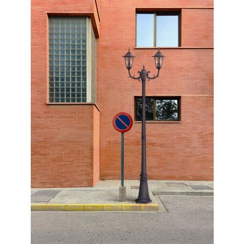 STANDARD állólámpa külső lámpaoszlop 233cm E27 IP44 retro stílusú K-7064A2/2 FEKETE Kaja Lighting 147256141