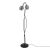 Állólámpa SARA fekete, 156 cm, grafit üveg árnyék K-5198 Kaja Lighting 147256258