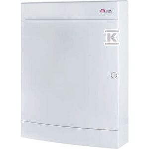 Multimédiás elosztó 3x18 fali felszerelt aljzattal és TH sínnel / IP 40 400V AC / ECT 3X18PO MEDIA-MOD 0011013