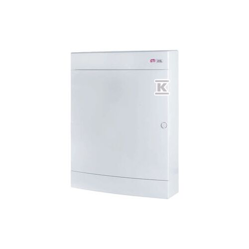 Multimédiás elosztó 3x18 fali felszerelt aljzattal és TH sínnel / IP 40 400V AC / ECT 3X18PO MEDIA-MOD 0011013 147256415