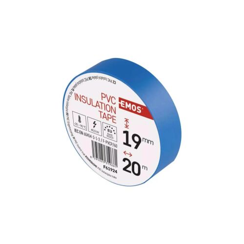 Szigetelőszalag PVC 19mm / 20m kék F61924 /10db/ 147256423
