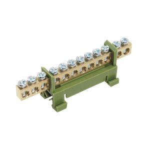 Listwa zaciskowa 12-polowa 1-16mm2 zielona LZM-G12 147256494 - Pomoc w instalacji elektrycznej