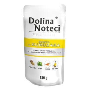 DOLINA NOTECI Premium bogata w kurczaka - mokra karma dla psa - 150g 147256768 - Karma dla psów