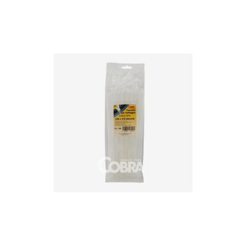 Kábelkötegelő 530x7,6 fehér COBRA 9460 /100db /
