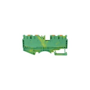 4mm2 1P sín szerelvény 4 vezetékes rugó sárga zöld PE 5804 147256842 - Sorkapocs