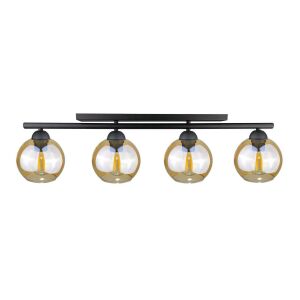 Modern mennyezeti lámpa 4xE27 AMARUS FEKETE 147256872 - Lámpa & Világítás