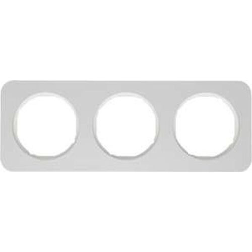 Cadru de 3 ori Hager Berker R.1 alu/alb 10132174 147256879