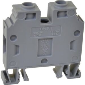 Conector universal cu șurub MRK 16mm2 gri, îngust, T0-1132-1010052 147256969 - Blocuri terminale
