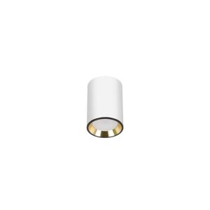 CHLOE GU10 MINI NATYNKOWA GU10 250V IP20 70x100mm BIAŁY, ŚRODEK ZŁOTY okrągła 147257024 - Reflektor
