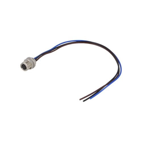 Kör alakú csatlakozó M8 női egyenes 3pin 60V 0.2m T4071017031-001 147257129