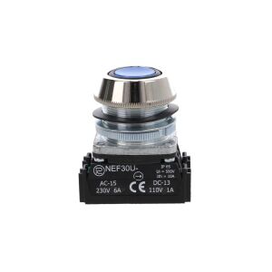 Nyomógomb NEF30-UKXY kék W0-NEF30-UK XY N