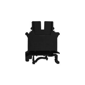 Átmenő lyukas sín szerelvény fekete csavar 16mm2 1P VDE UL 147257162 - Sorkapocs