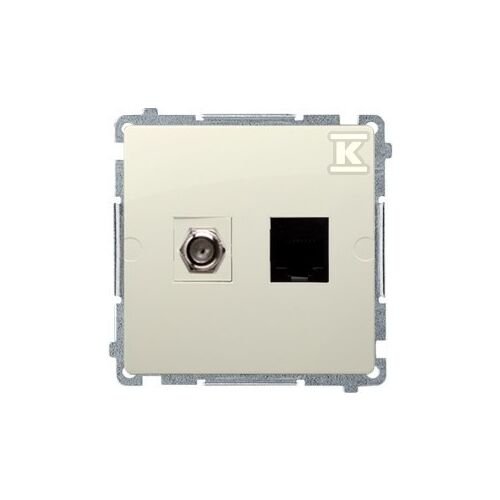 Simon Basic F+számítógép antenna jack RJ45 cat.6 bézs BMAFRJ45.01/12 147257169