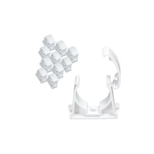 Uchwyt Zamykany Do rur kablowych uniwersalny 18mm 10 sztuk AKS Zielonka 147257206 - Kajdanki