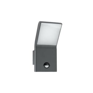 Kinkiet Ogrodowy Elewacyjny Lampa Zewnętrzna LED 12W 4000K IP54 z Czujnikiem Ruchu i Zmierzchu 147257214 - Zewnętrzna lampa ścienna