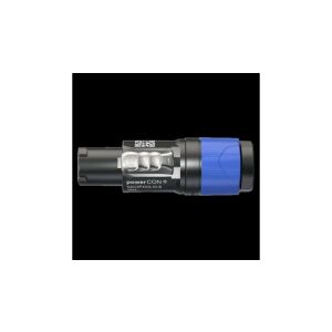 NEUTRIK Tápcsatlakozó PowerCon 20A 230V 2P+Z kék-fekete 6,0-12,0 mm kábel NAC3FXXA-W-S 147257309 - Csatlakozó