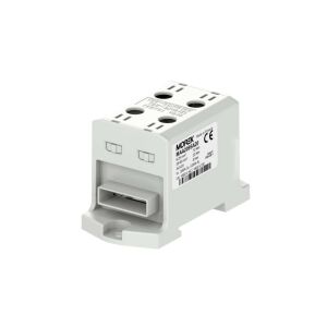 OTL95-2B szürke csatlakozó 2xAl/Cu 6-95mm2 3x1x24 1000V AC / 1500V DC univerzális klem rugalmas sínnel MAA2095A20 147257335 - Sorkapocs