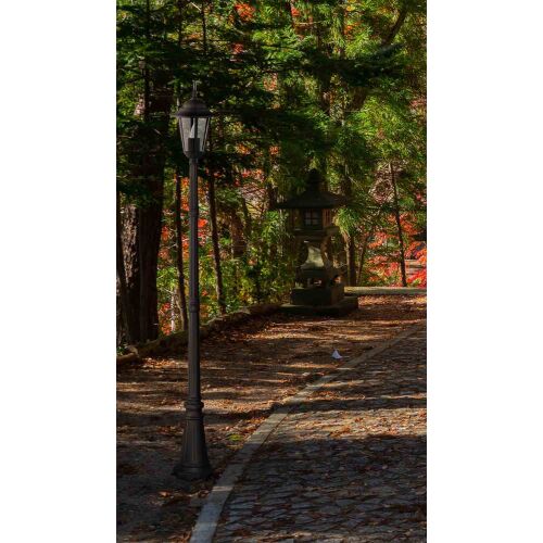 STANDARD 230cm kerti lámpa fekete IP44 E27, K-7064A/1 FEKETE Kaja Lighting 147257388