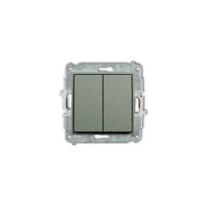 MINI dupla kereszkapcsoló mechanizmus (két gomb piktogram nélkül) szalvétás 61MWP-66.1