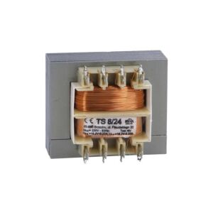 TS8/24 Transzformátor: hálózati, 8VA, 230VAC, 18,2V, 18,2V, 220mA, 220mA