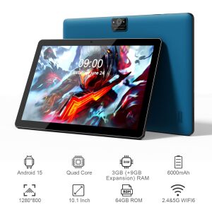 M30A Android 15 WiFi Tablet – Ecran IPS de 10.1", 3+64GB, 6000mAh, Cameră Duală 147257995 - ILike
