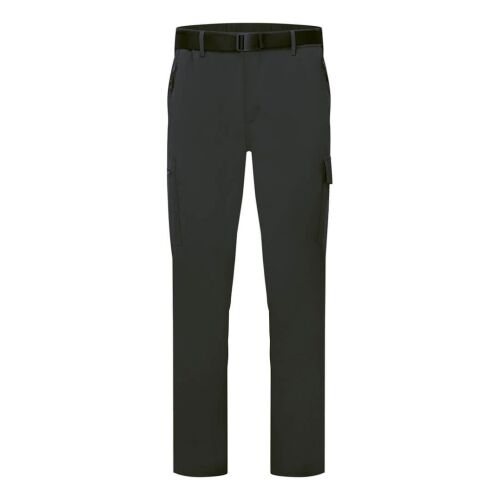Stretch Slim Combat nadrág PW_L711BKR50 Fekete, Férfi cargo nadrág övvel - Munkásnadrág