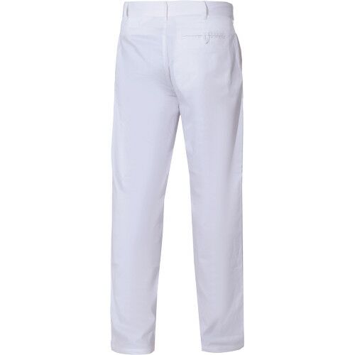 CHEF fehér munkásnadrág hátsó zsebbel, 4XL méret - Séf ruházat